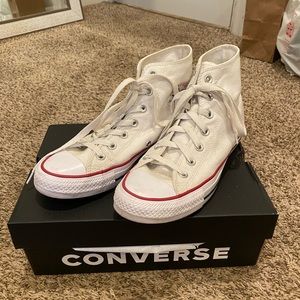 White High Top Converse